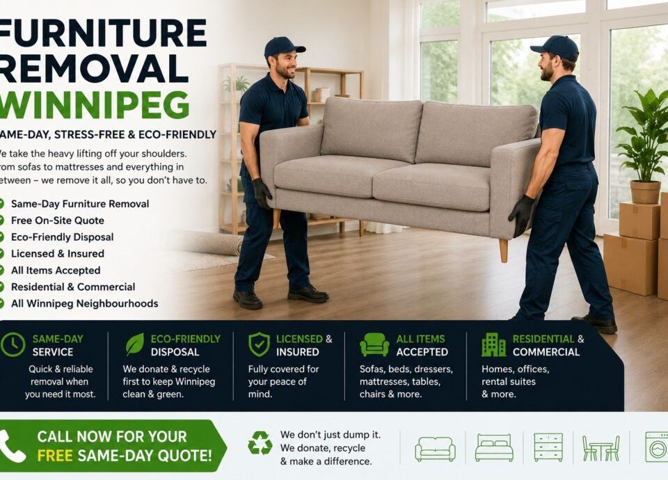Furniture Removal Winnipeg