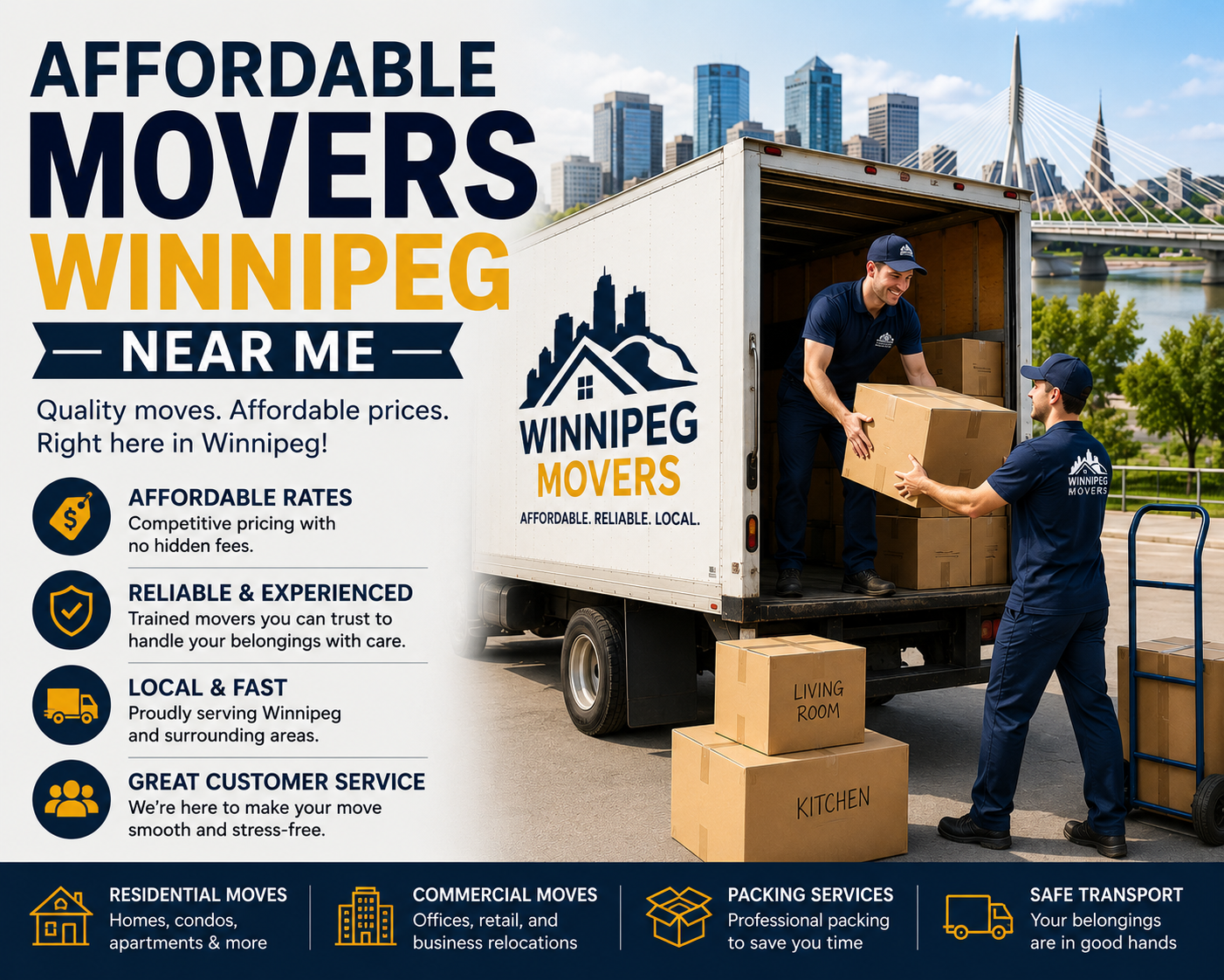 Affordable Movers Winnipeg Near Me