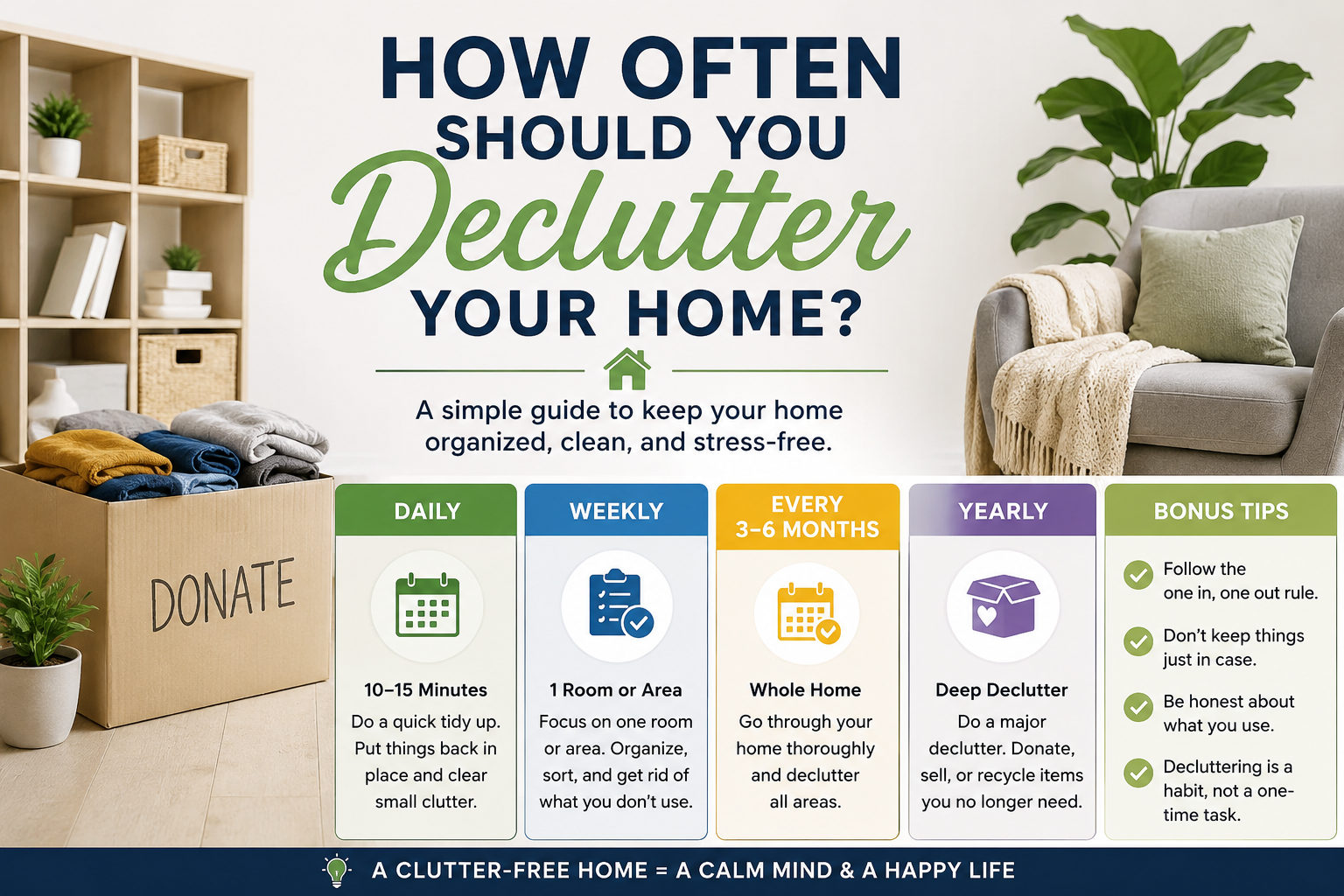 How Often Should You Declutter Your Home