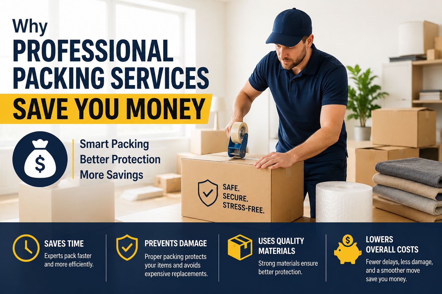 Why Professional Packing Services Save You Money