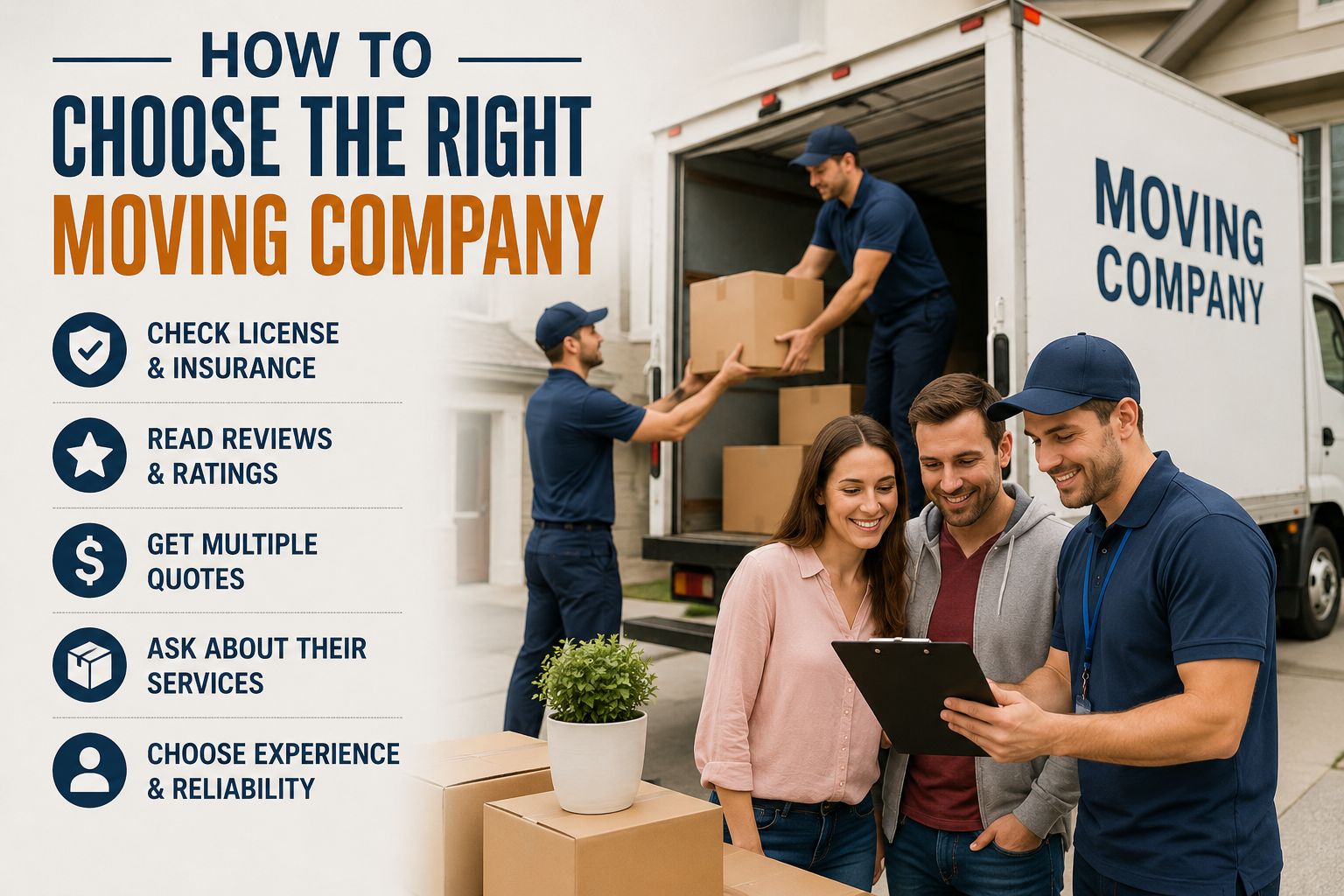 How To Choose The Right Moving Company