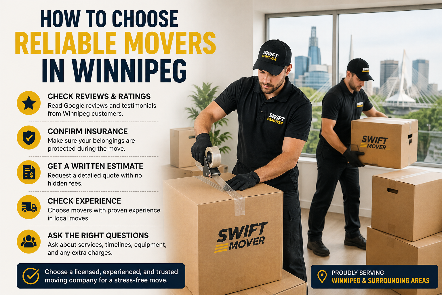 How to Choose Reliable Movers in Winnipeg