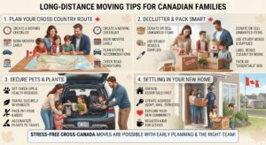 Long Distance Moving Tips for Canadian Families