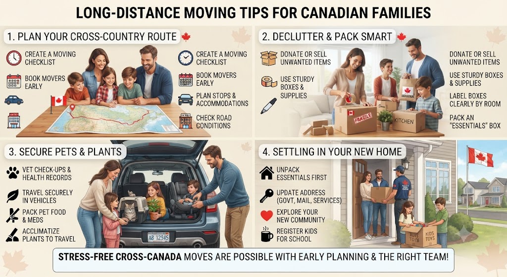 Long Distance Moving Tips for Canadian Families